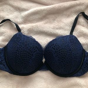 Victoria's Secret Navy Blue Push Up Bra.